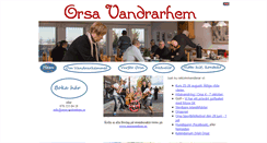 Desktop Screenshot of orsavandrarhem.se